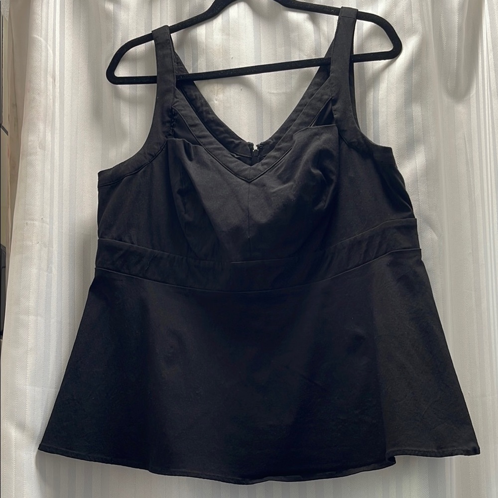 Torrid Black Sleeveless Blouse